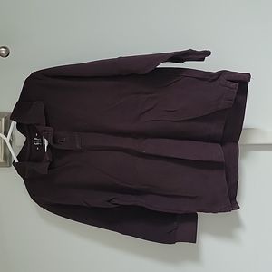 Gap kids brown long sleeve polo